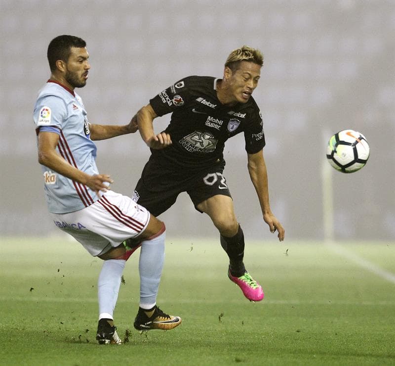 Pachuca perdió 3-4 ante Celta de Vigo