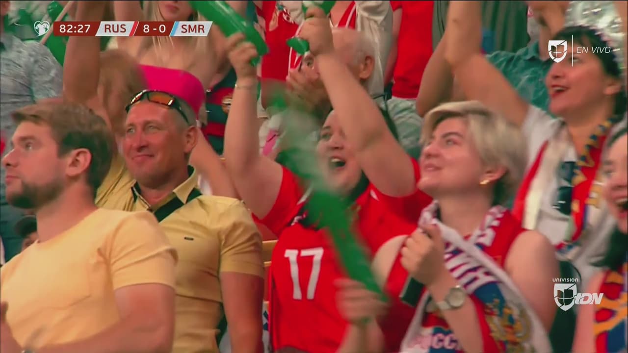 Es una PICHANGA: Smolov hizo el 8-0 de Rusia a San Marino