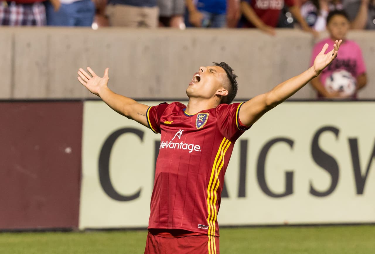 Luis Silva estuvo presente en la goleada de Real Salt Lake ante los Rapids. (USA Today Images)