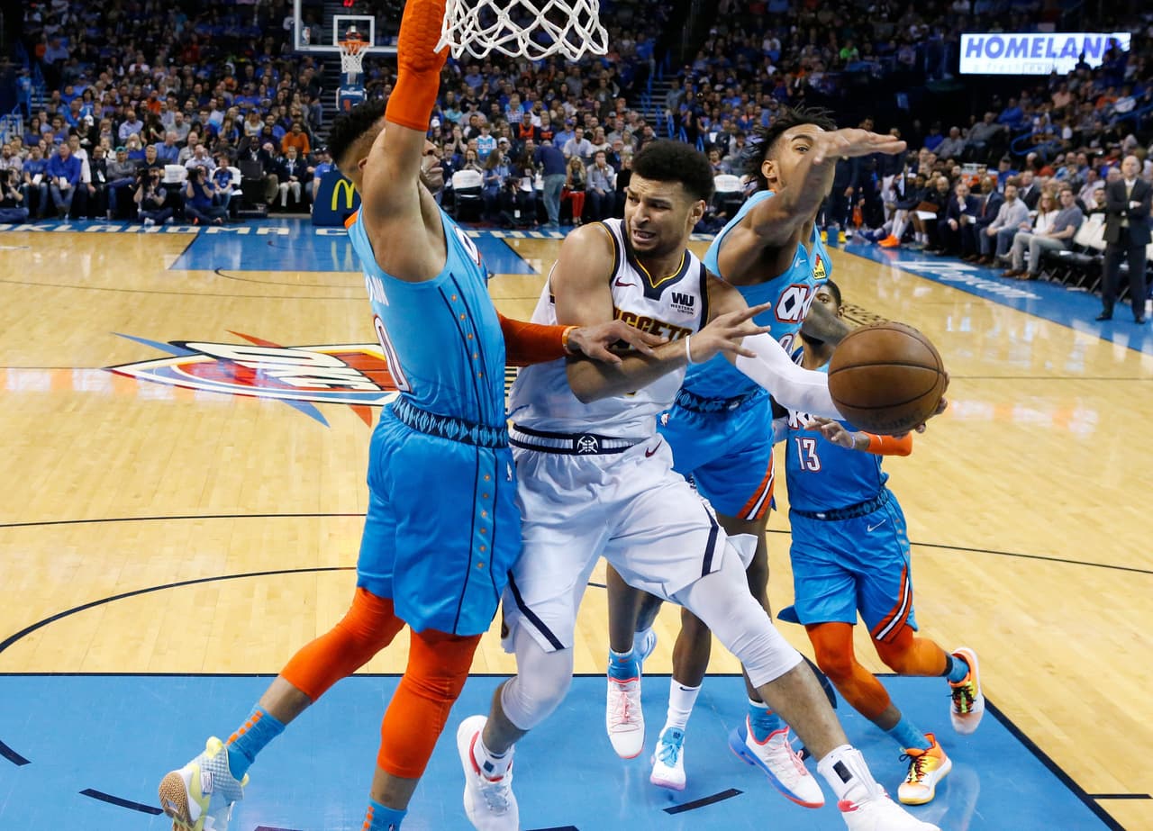 Justamente, los Denver Nuggets se abrieron paso en su visita a Oklahoma City Thunder al vencerlo por 115-105.