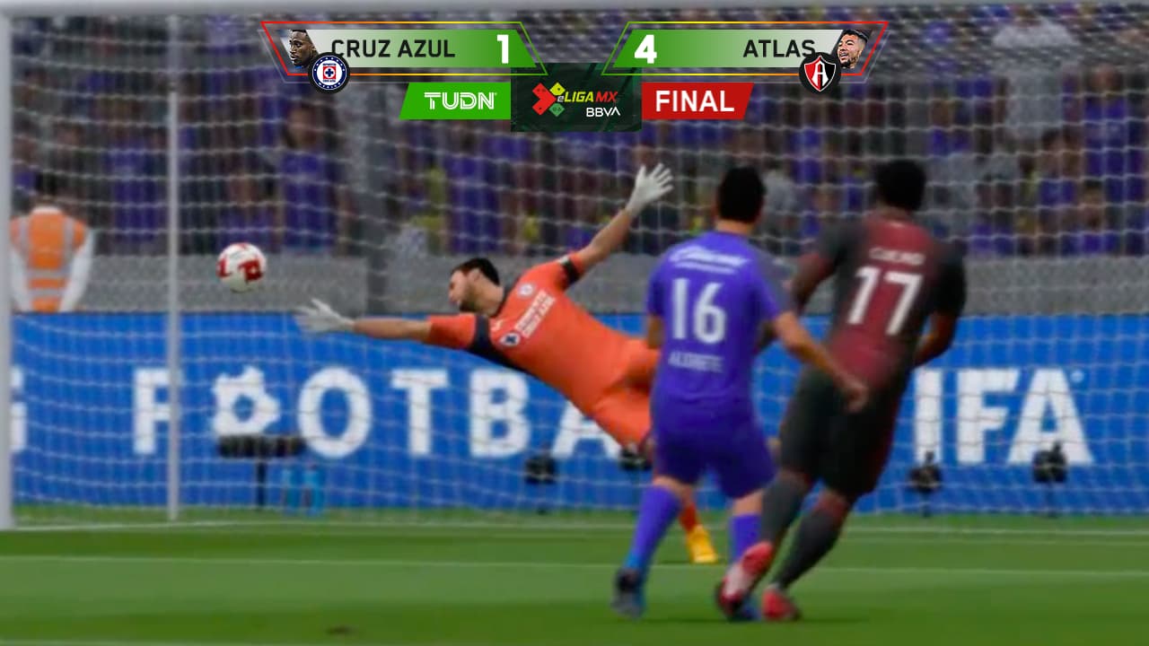 El Atlas de Acosta vence a Cruz Azul de Borja en la eLiga MX