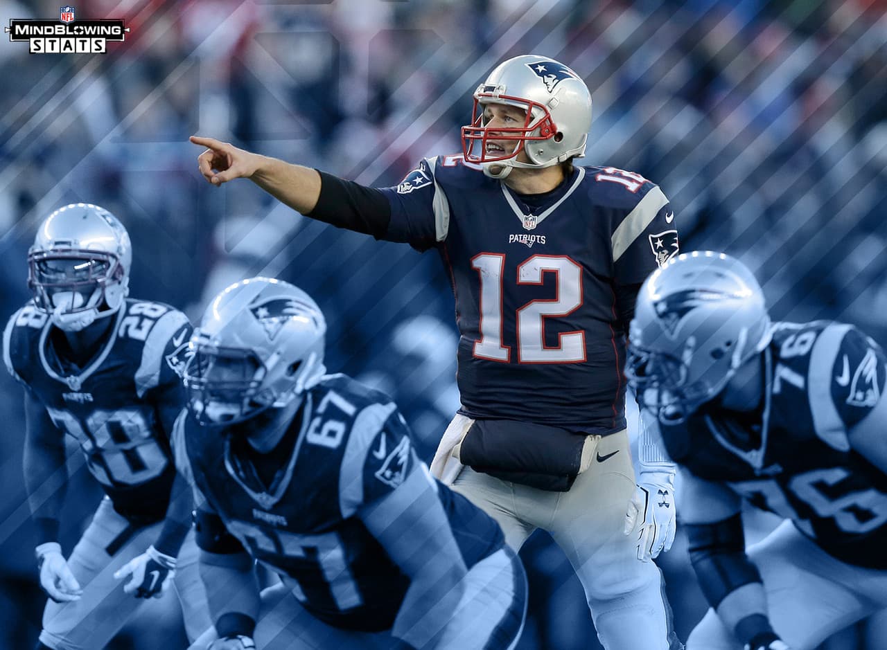 6.- Abridor en el mismo puesto.- Tom Brady es el único jugador ofensivo de los New England Patriots en ser titular en cada juego de su equipo en la misma posición durante esta temporada.