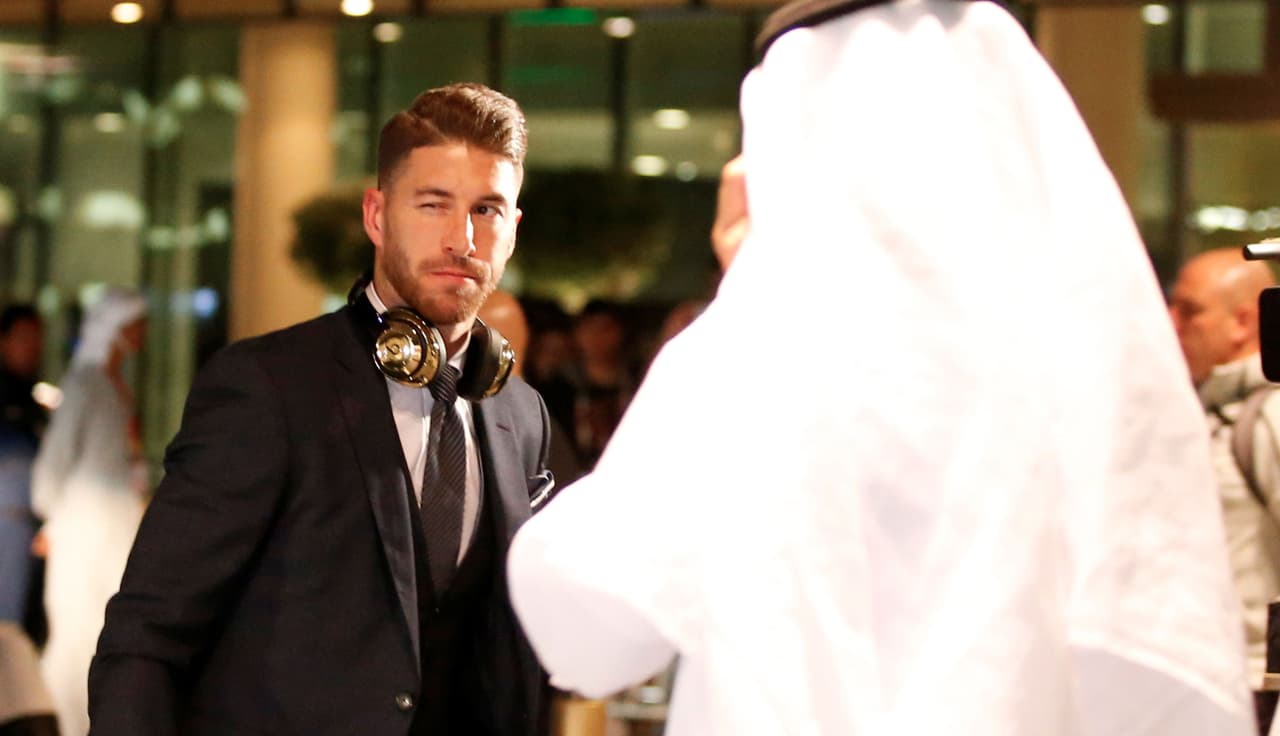 Los integrantes de Real Madrid llegaron a Abu Dhabi (Emiratos Árabes Unidos) para enfrentar en la Semifinal al Mundial de Clubes contra Kashima Antlers y mantenerse como campeón defensor del torneo.