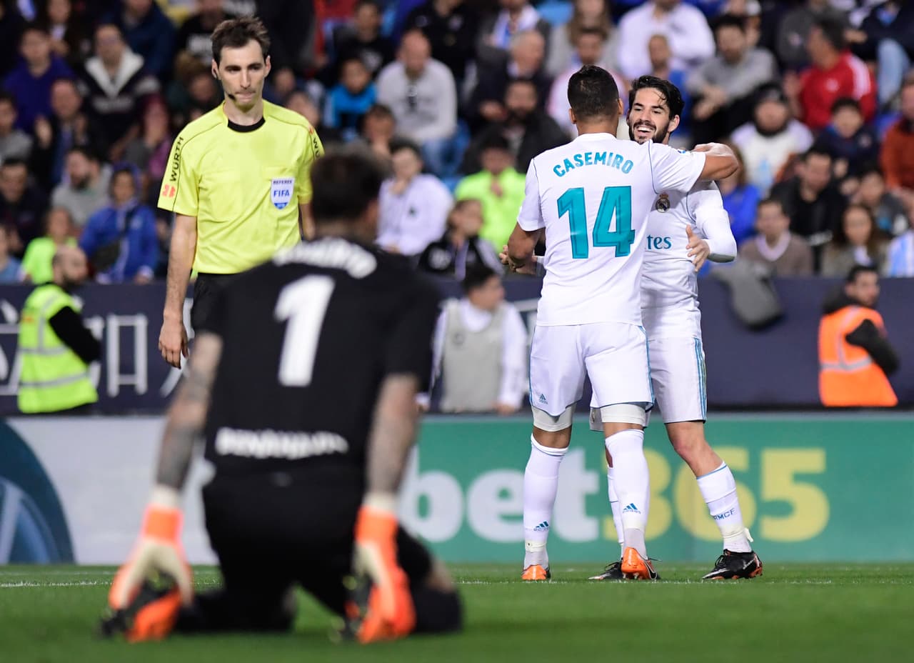 La impotencia del Málaga ante la alegría de Real Madrid fueron un cuadro más que revelador y evidente.