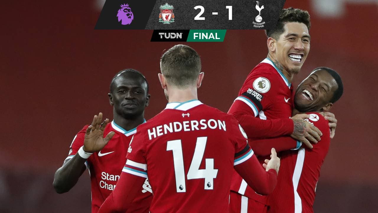 Liverpool derrota al Tottenham 2-1 con gol de Firmino
