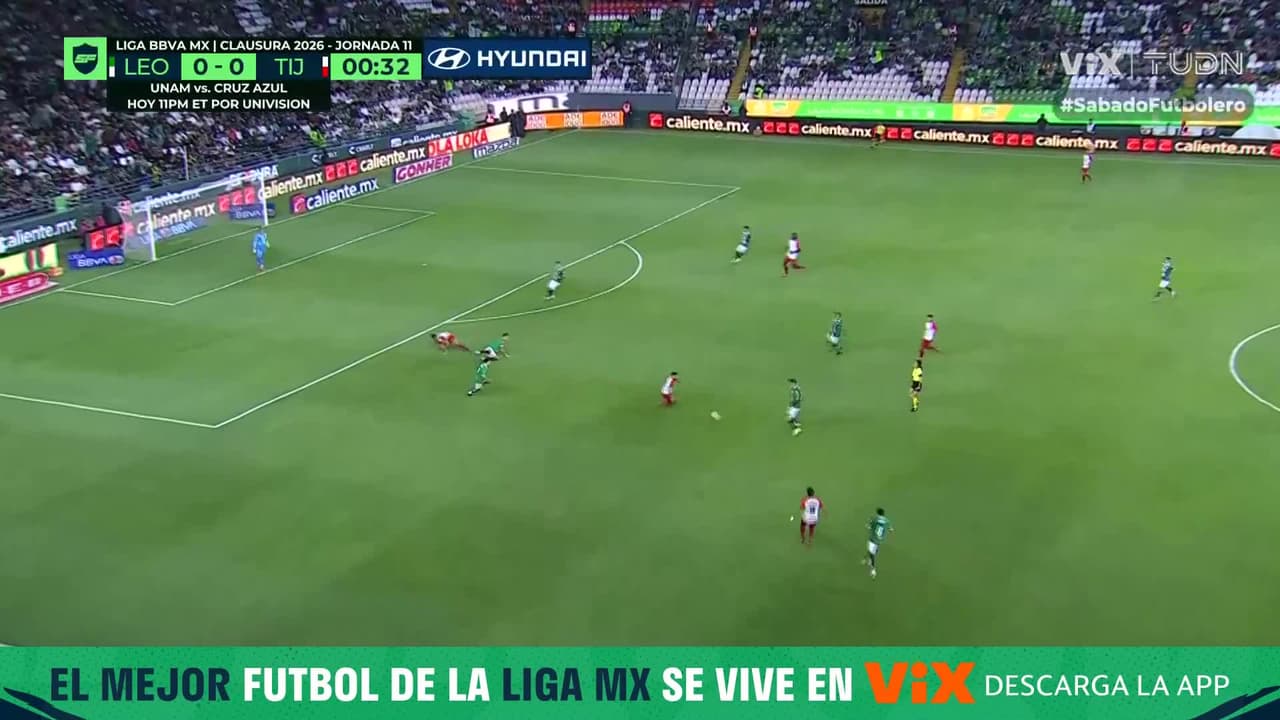 ¡EN VIVO! León vs Tijuana en la Jornada 11 de la Liga MX AQUÍ