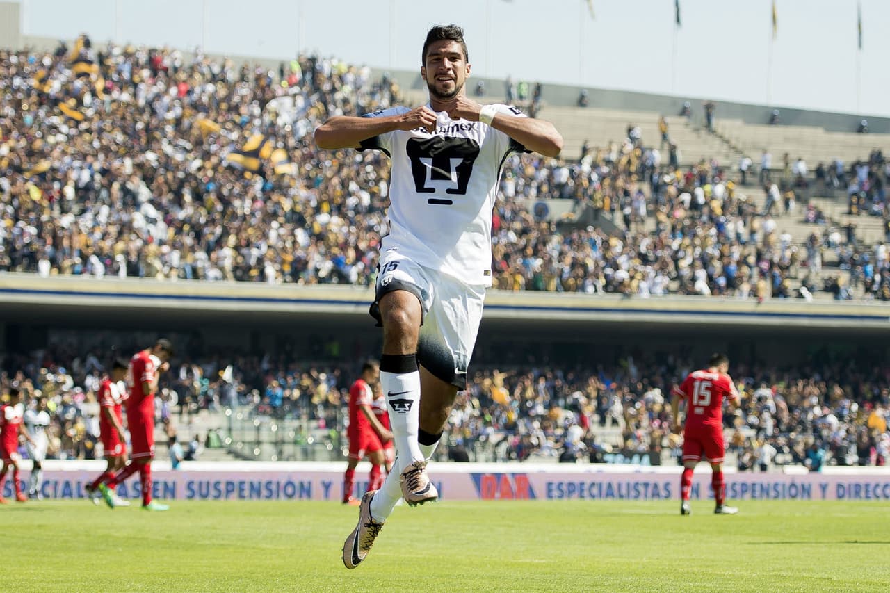 Pumas venció a Toluca 3-2 en su último choque, en el Clausura 2016.