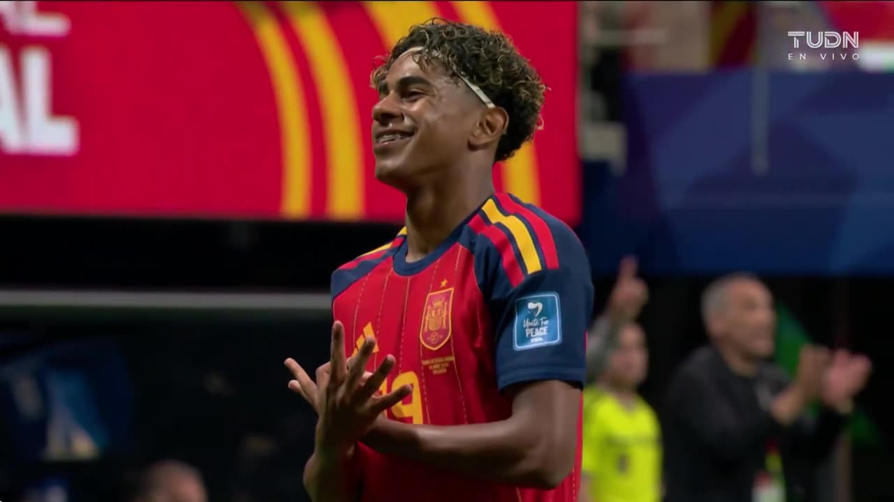 ¡Tenía que ser Lamine Yamal! La joya española abre el marcador