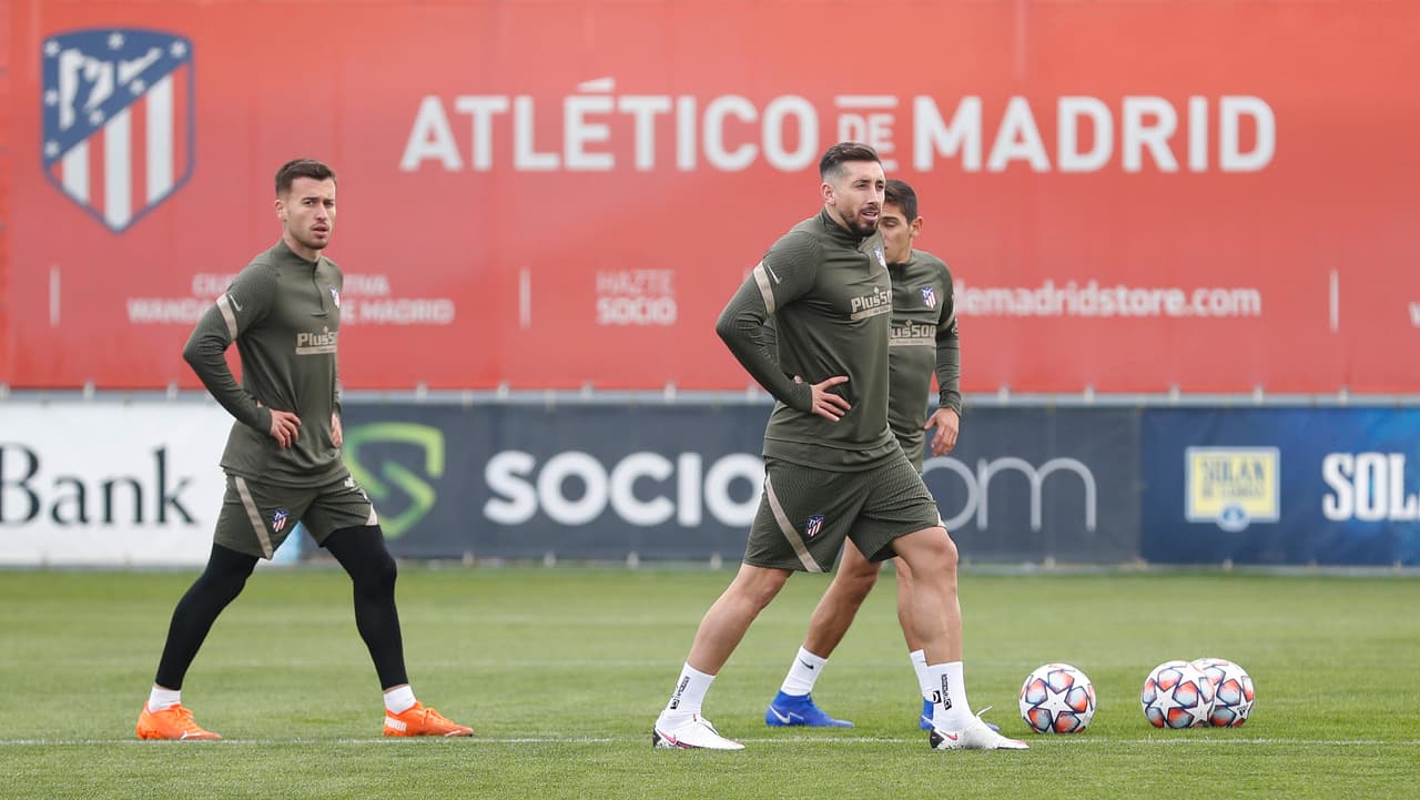 Héctor Herrera vuelve a entrenar tras superar lesión