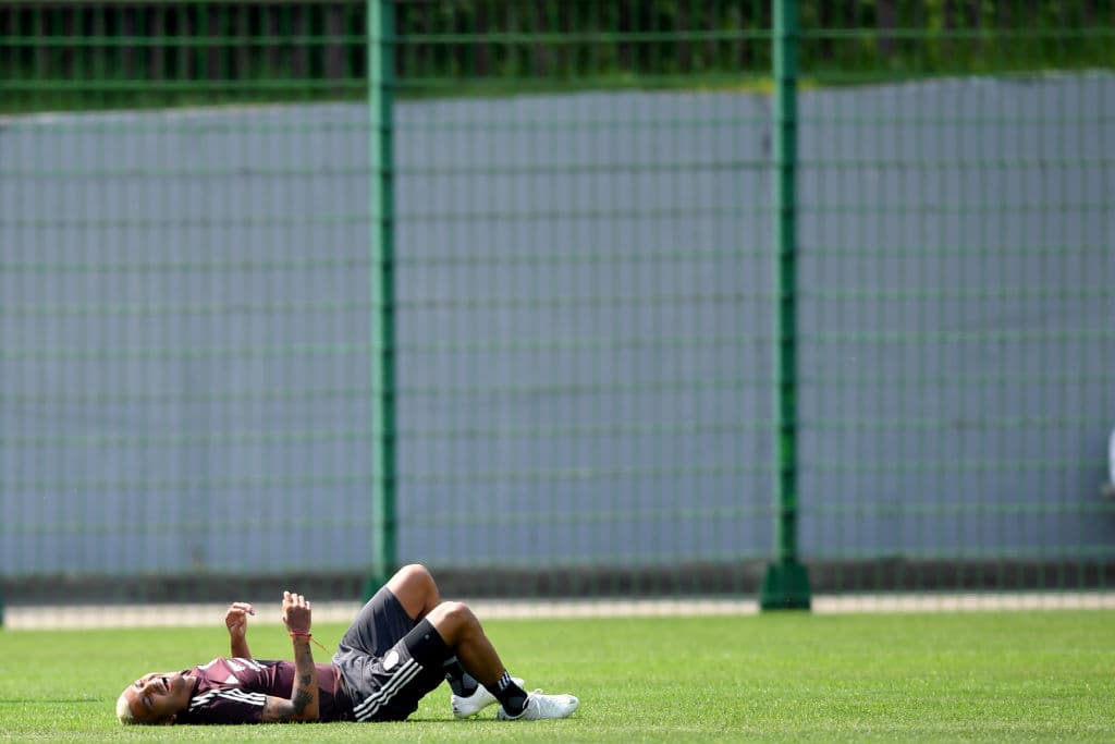 La felicidad fue evidente bajo una jornada soleada en Moscú, en un cielo que vio la gloria mexicana en su primer partido.