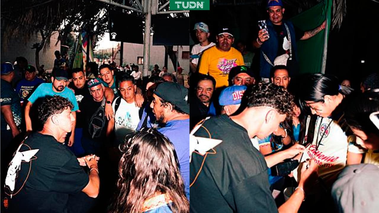 Lichnovsky convive con fans del América: "¡Todos juntos!"