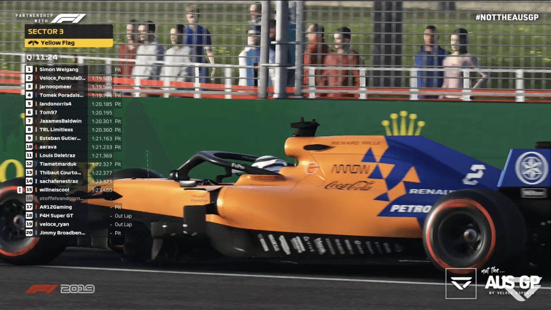 Ante la cancelación del inicio de la temporada de la Fórmula Uno, se corrió virtualmente el GP de Australia y hubo famosos que sorprendieron... hasta el portero del Real Madrid.