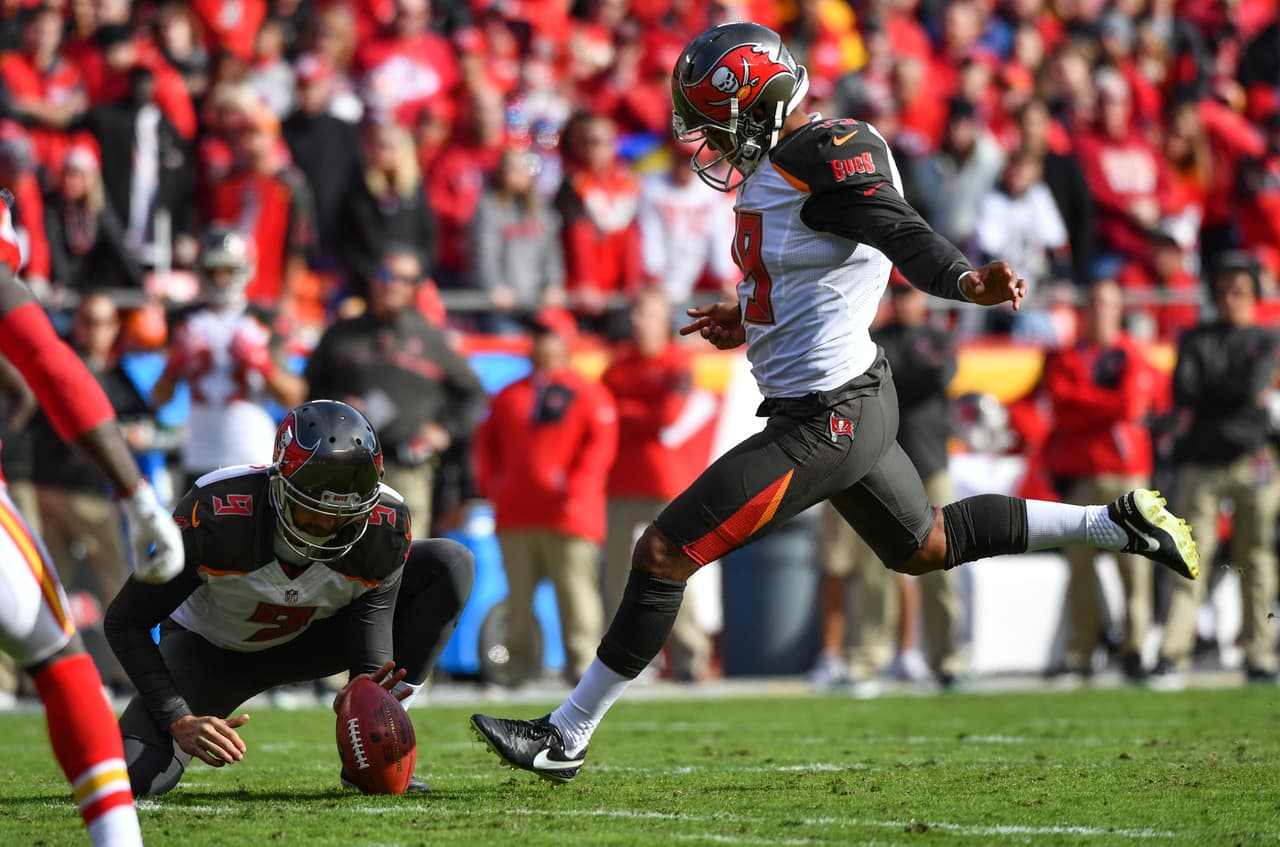 En gran partido de Roberto Aguayo, los Buccaneers vencieron 19-17 a los Chiefs 