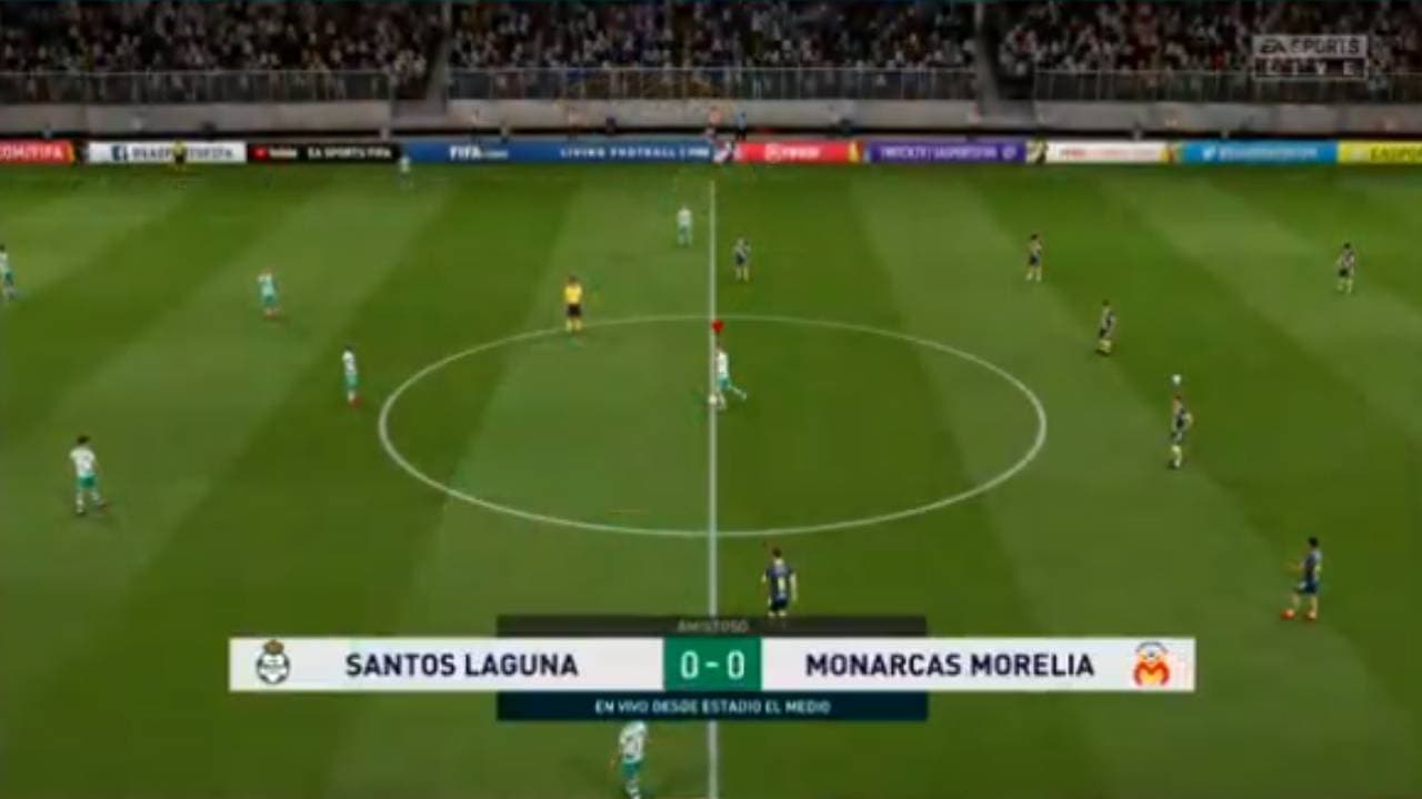 Santos falló un penal y el empate a un gol pone en peligro su clasificación a la Fiesta Grande del futbol virtual.