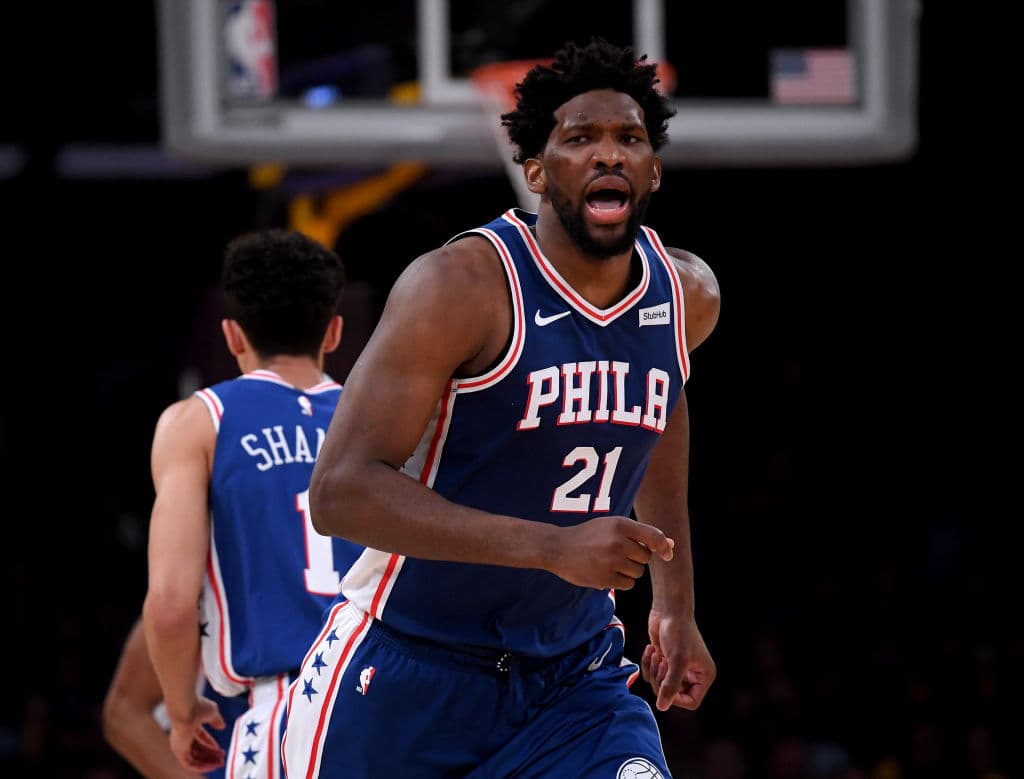 Después, se siguió con el estelar poste camerunés de los Philadelphia 76ers Joel Embiid.