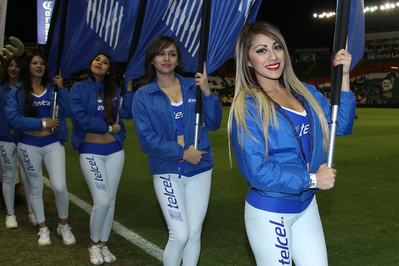 La belleza de las porristas en la fecha 5