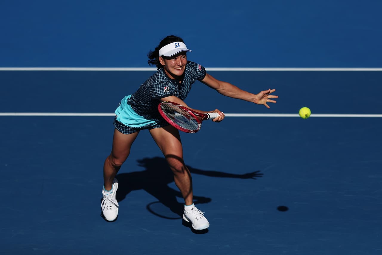 La china Shuko Aoyama (foto) hace pareja en el WTA Miami Open con su compatriota Zhaoxuan Yang en dobles femenino.
