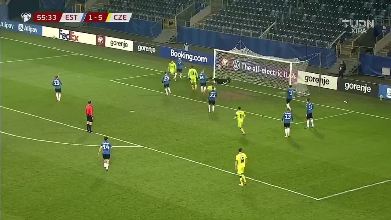 ¡GOL!  anota para República Checa. Jakub Jankto