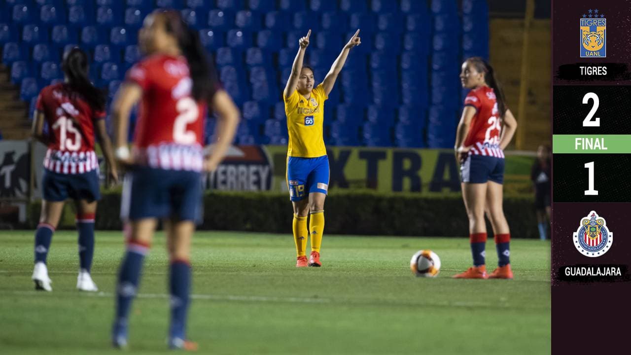 ¡Invictas de locales! Tigres mantiene fortaleza en el Volcán y aleja a Chivas de Liguilla