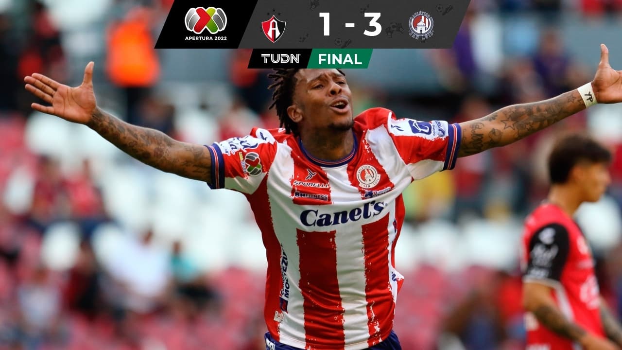 Atlas cae ante San Luis y necesita un milagro para estar en Liguilla