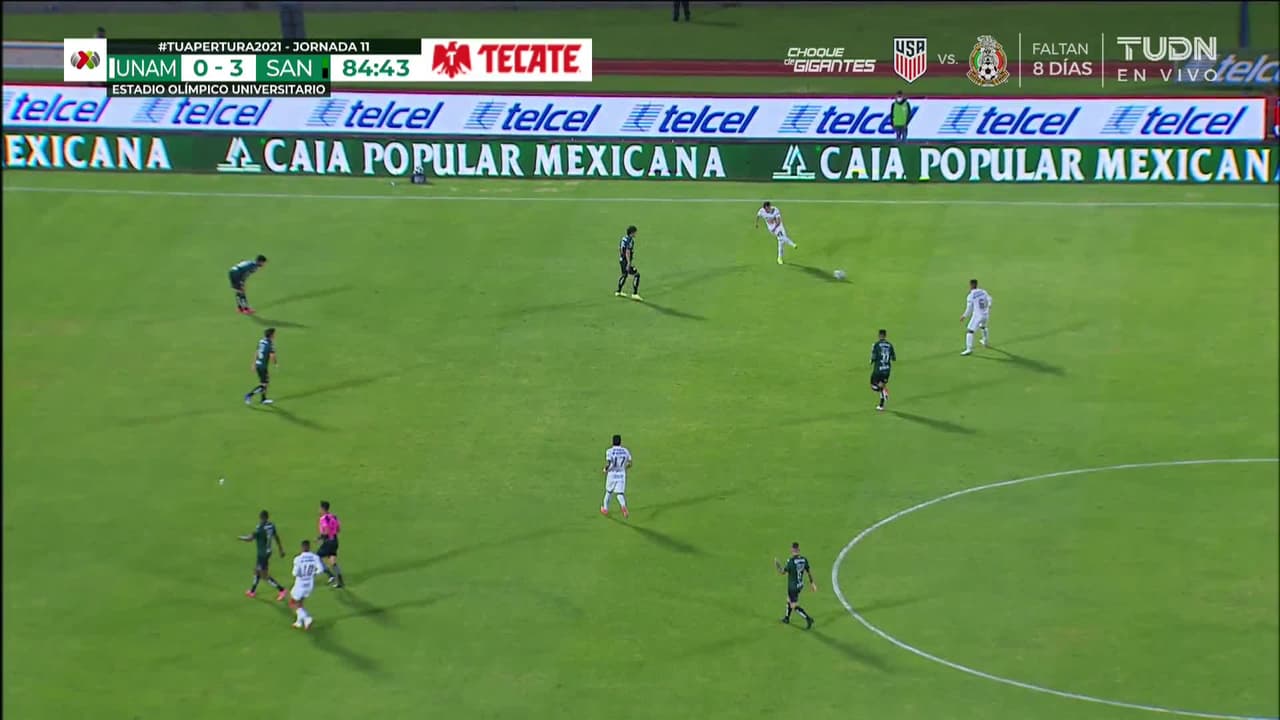 ¡TIRO ATAJADO! disparo por Ignacio Jeraldino.