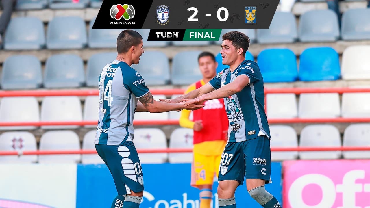 Pachuca acaba con cuatro juegos sin ganar y le quita el invicto a Tigres