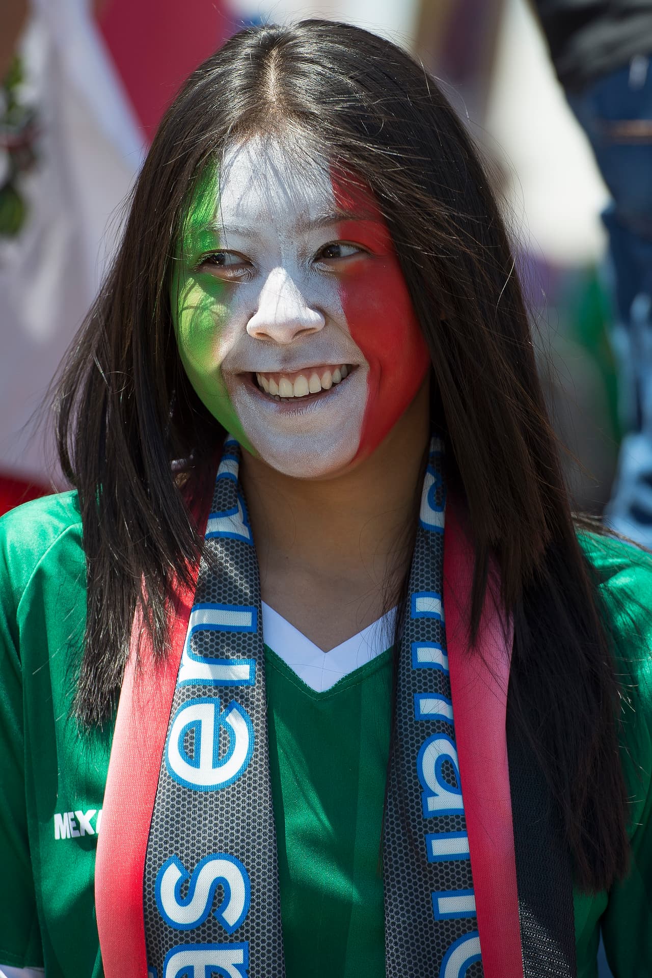 La afición mexicana ya pintó de tricolor las cercanías del Georgia Dome para disfrutar del México vs. Paraguay