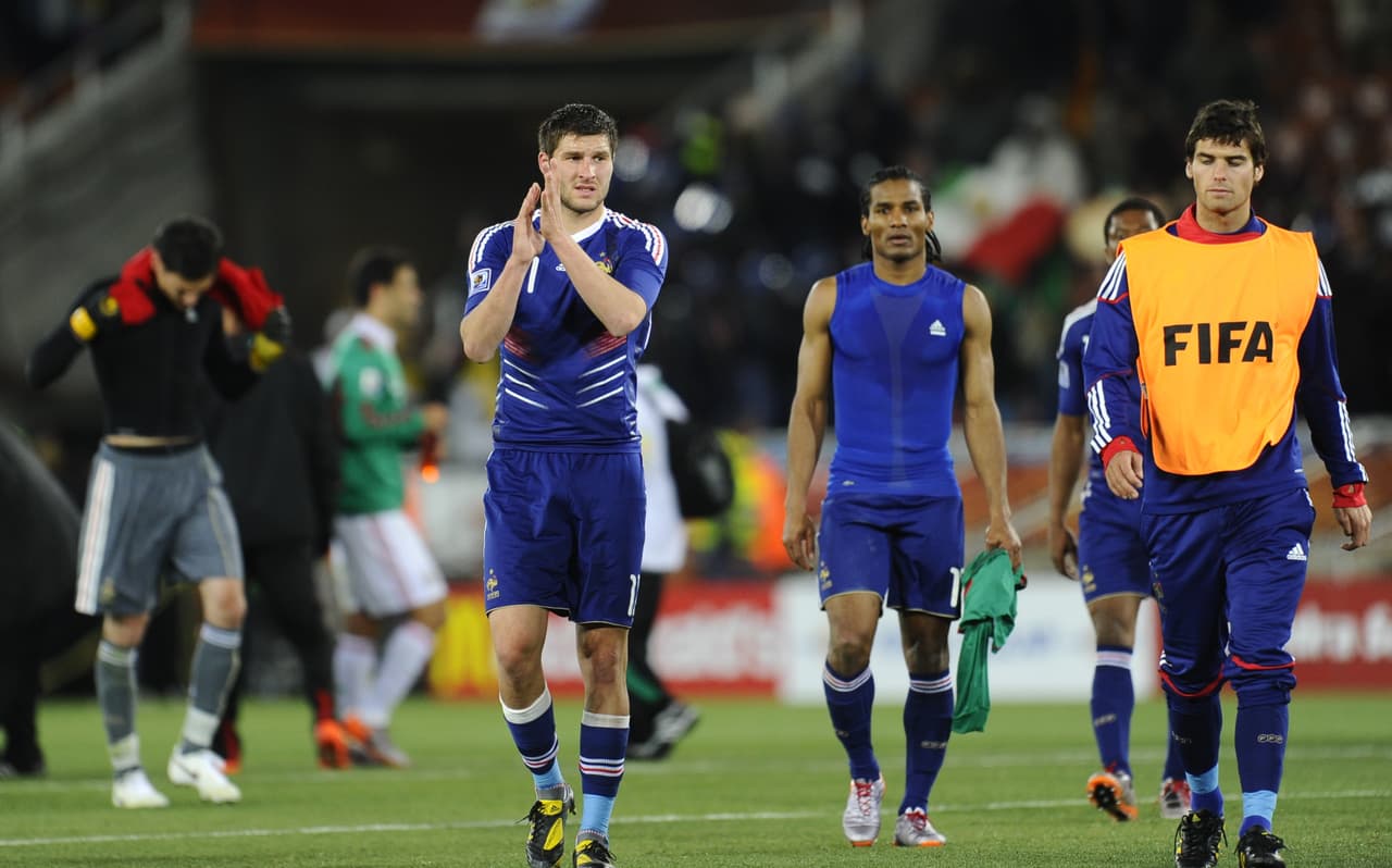 André Pierre Gignac entró en el segundo tiempo por Anelka, pero poco pudo hacer.
