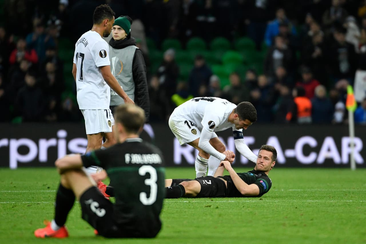 Con el 2-1 en Mestalla este empate dejó al Valencia en siguiente ronda de la Europa League y al Krasnodar eliminado a pesar de la emoción de los últimos minutos.