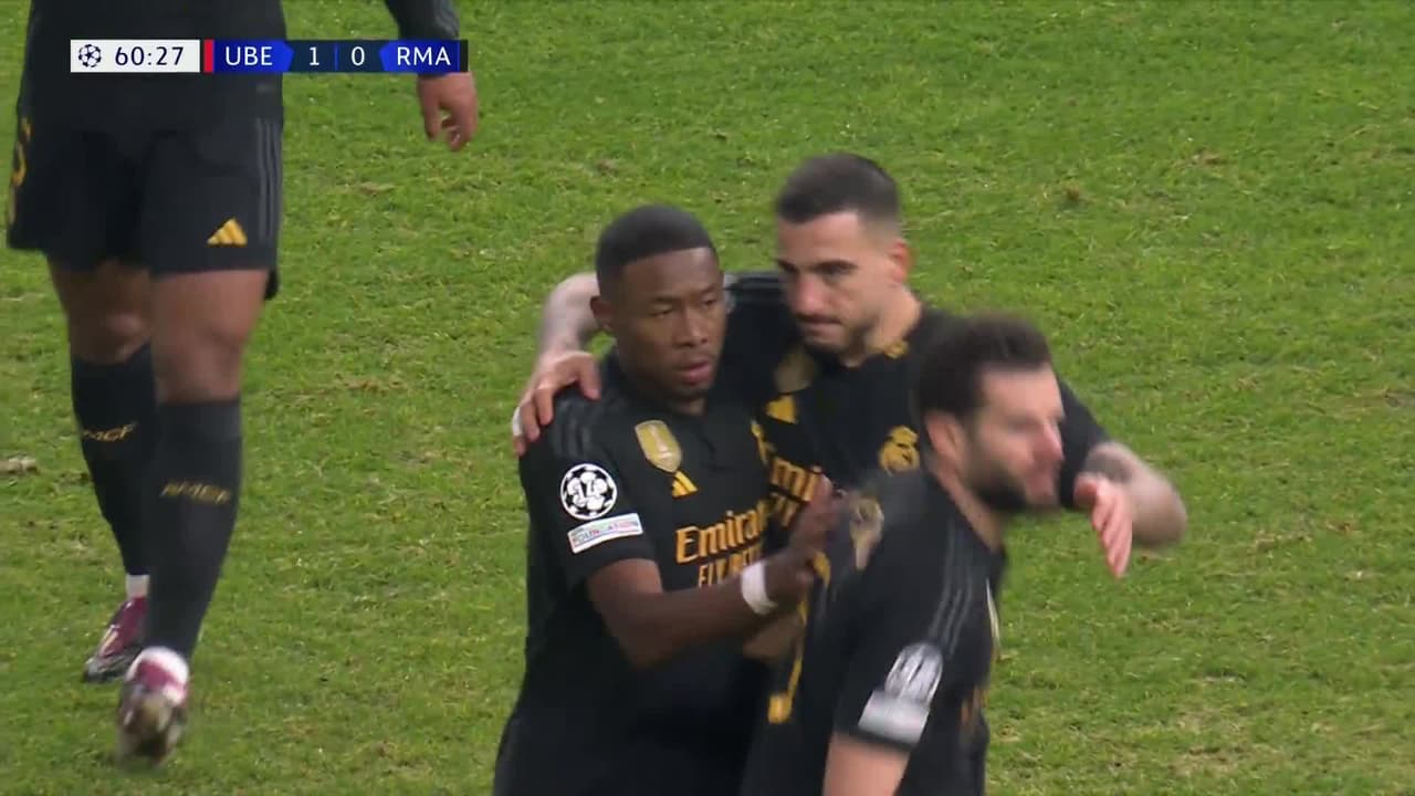 ¡GOL!  anota para Real Madrid. Joselu