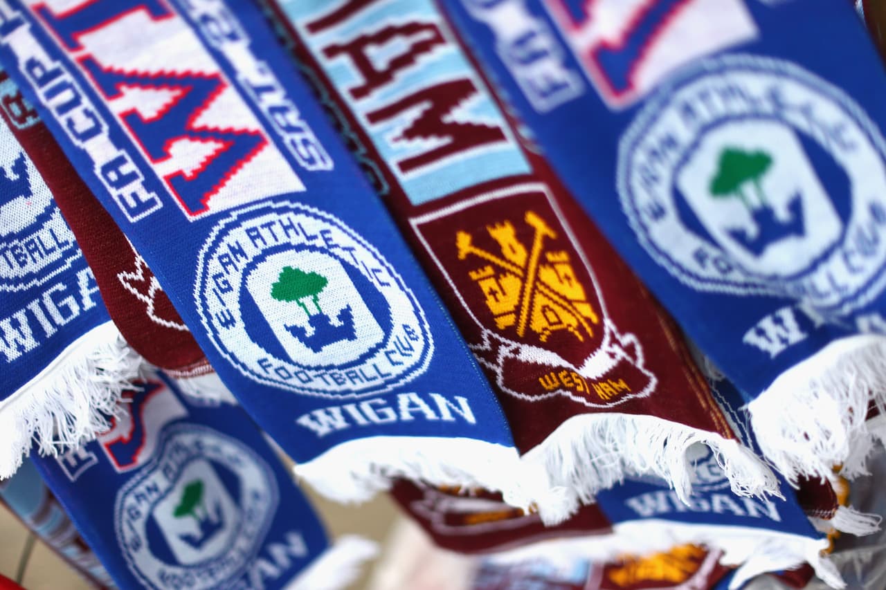 Wigan, que alguna vez estuvo en la Premier League, ahora juega en la tercera división de Inglaterra, por lo que parecía un rival que West Ham podría manejar.