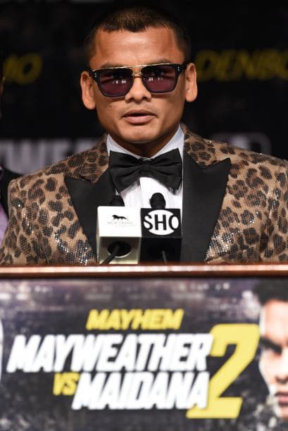 Maidana regaló pocas palabras a la hora de tomar el micrófono.