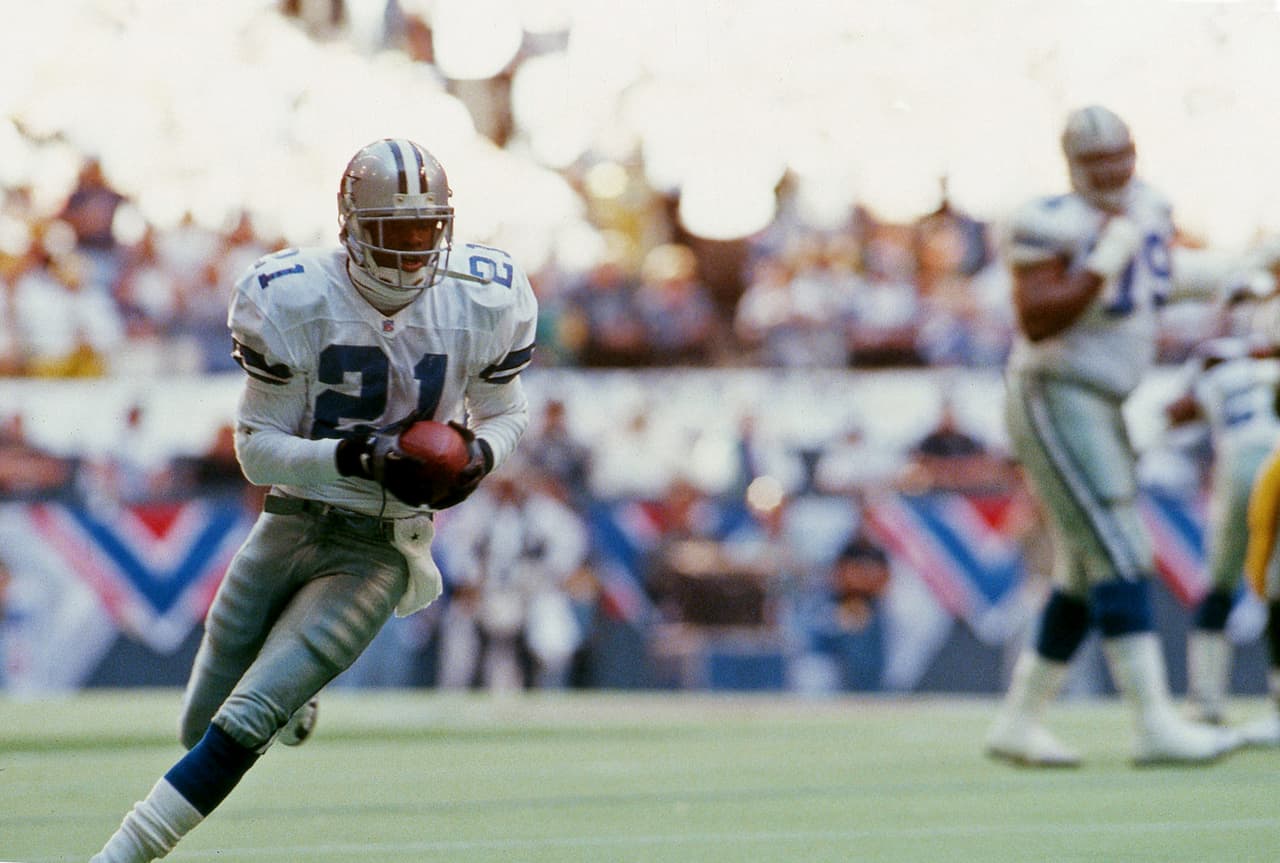 Temporada 1995, por el Campeonato de la Conferencia Nacional y el boleto al Super Bowl XXX. Con los Cowboys ya lucía Deion Sanders como esquinero y regresador de patadas. Dallas ganó 38 - 27 y se fue al Super Bowl a ganarle a los Pittsburgh Steelers.
