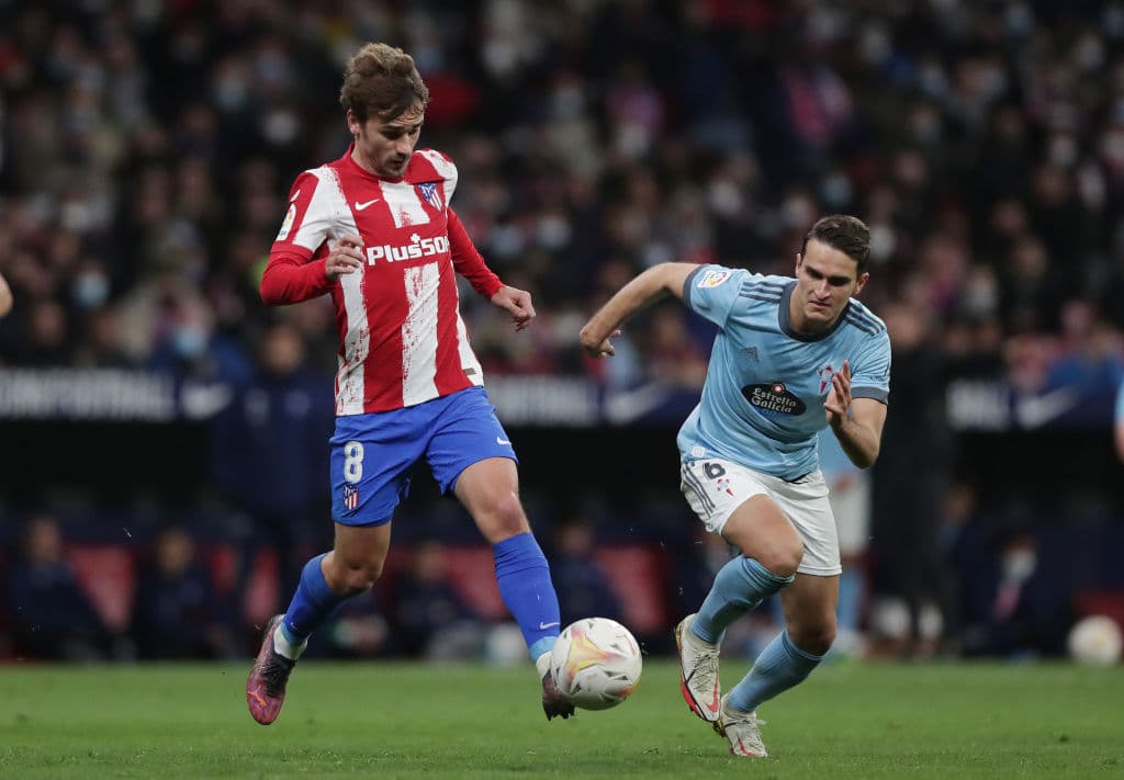 Renan Lodi se pone la casaca de goleador y le da la victoria al atlético de Madrid 2-0 sobre el Celta de Vigo.