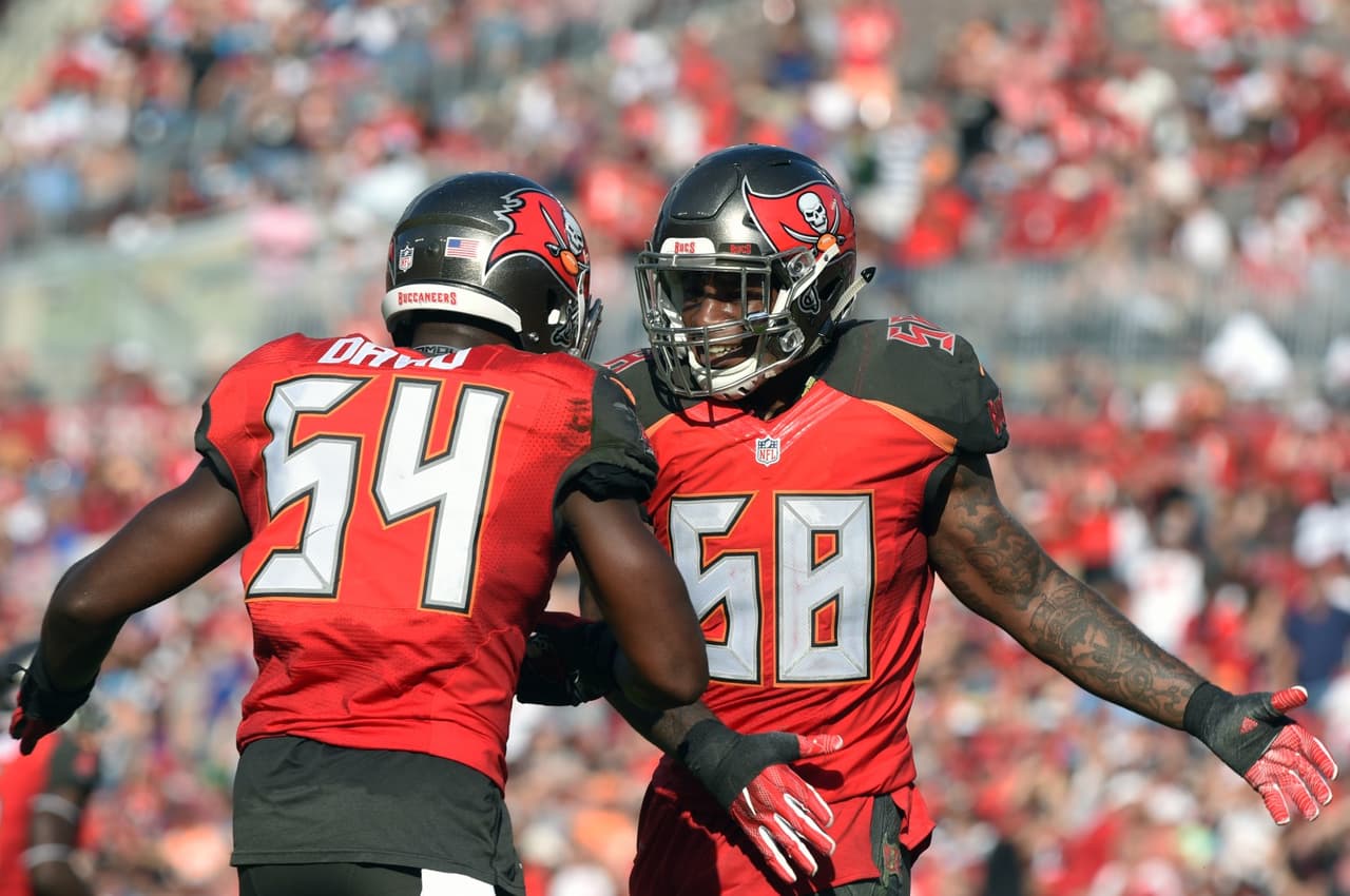 2. Kwon Alexander | Tampa Bay BuccanneersCon apenas dos temporadas en la NFL, el año pasado tuvo 108 tacleadas en solitario y 145 totales. No tendrá el mayor físico, pero su potencia no es cuestionable.