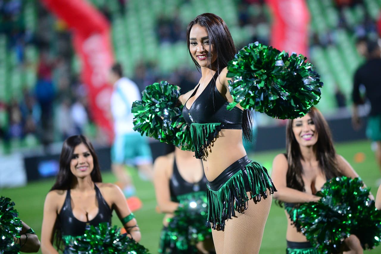 La belleza de las porristas en la fecha 6