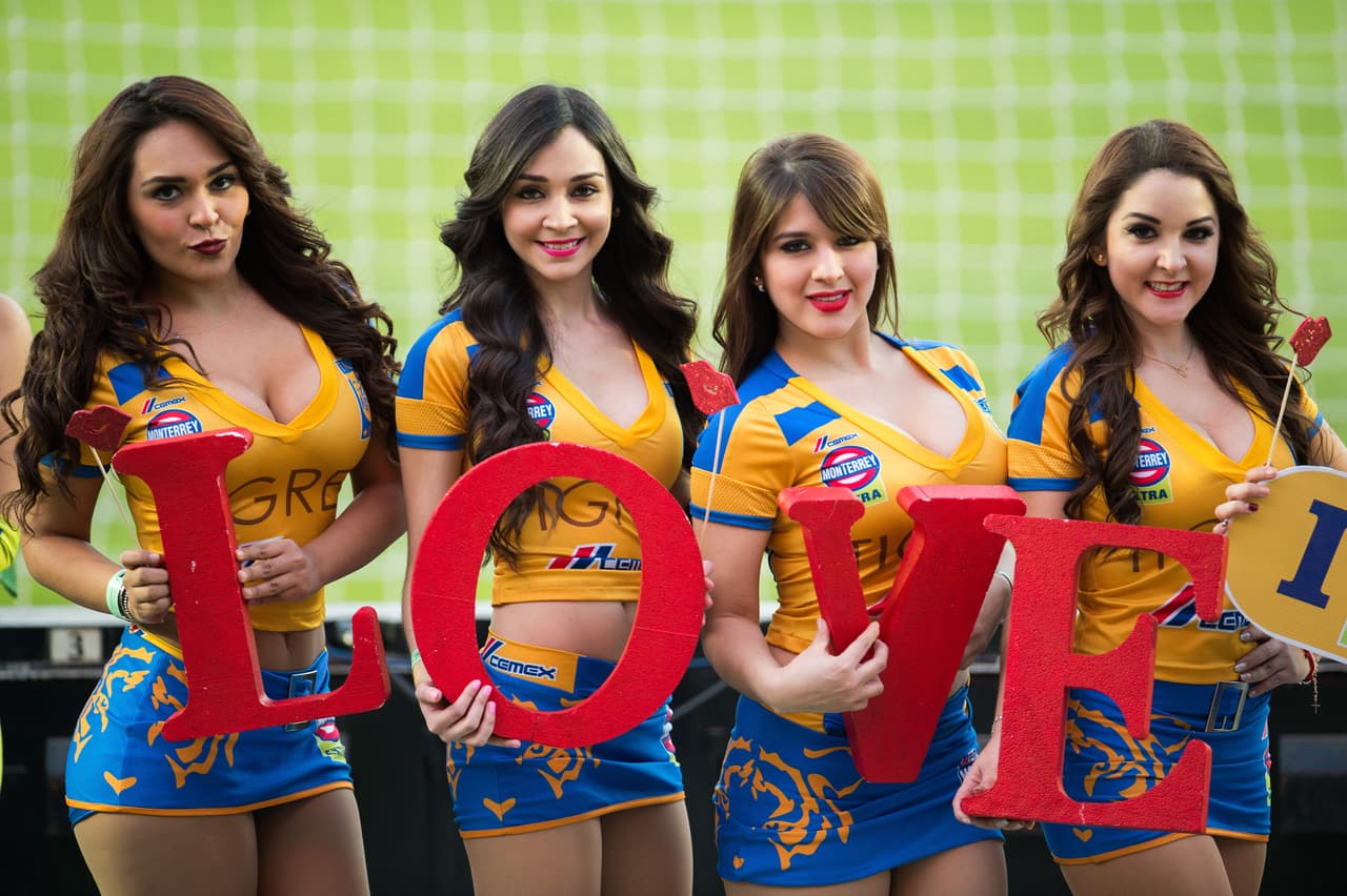 La belleza de las porristas en la fecha 6