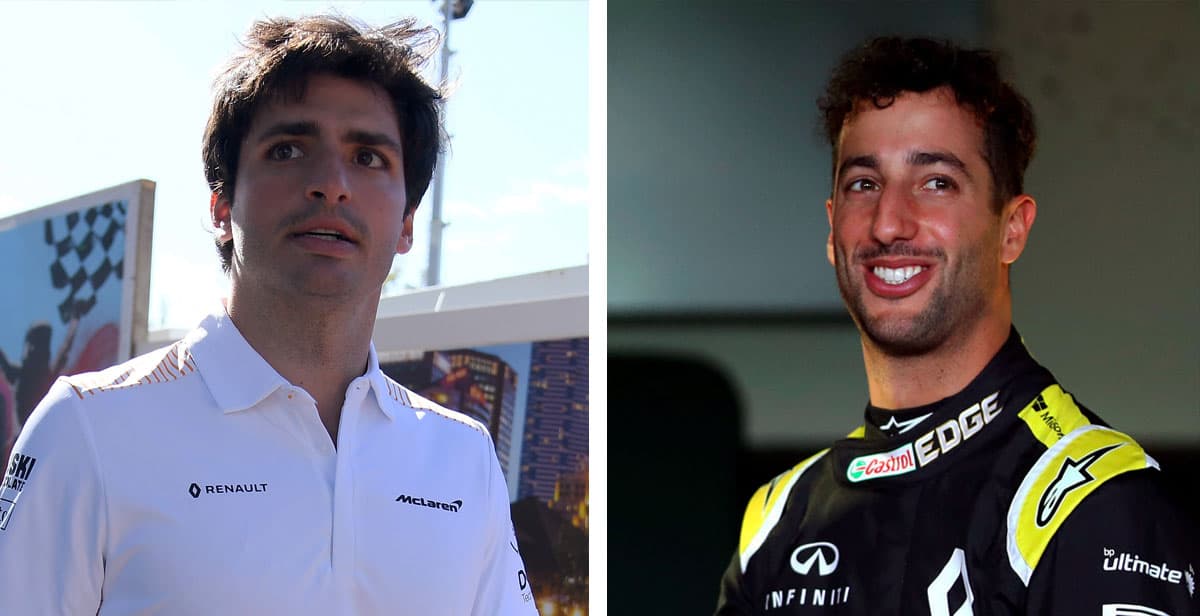 OFICIAL | Ricciardo a McLaren y Sainz a Ferrari