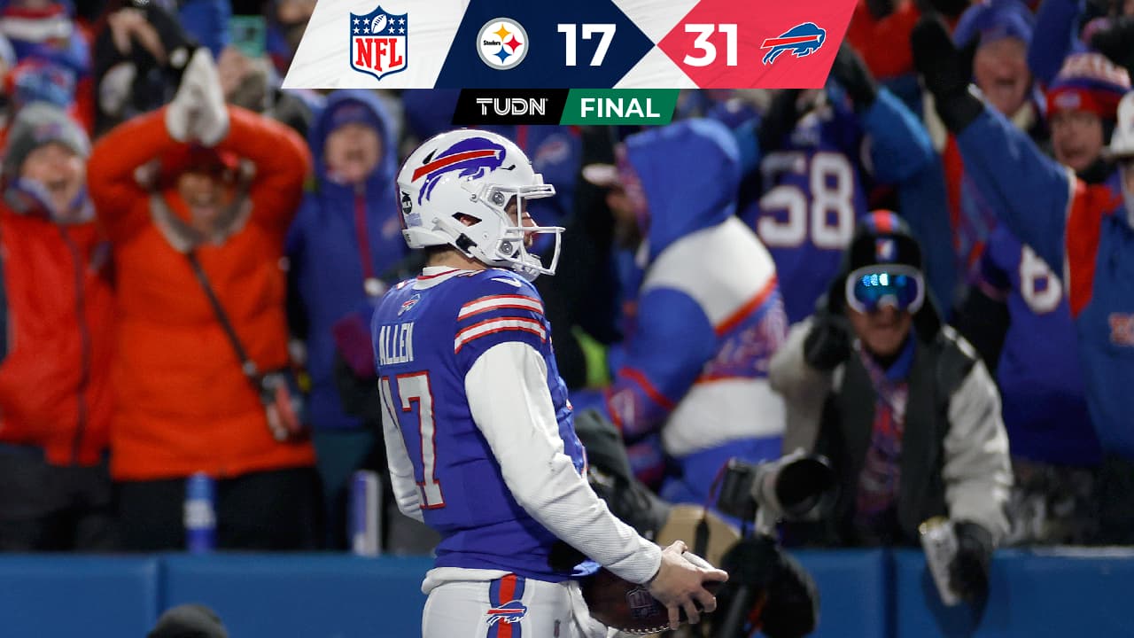 Bills derrotan a Steelers y enfrentarán a Chiefs y Mahomes 