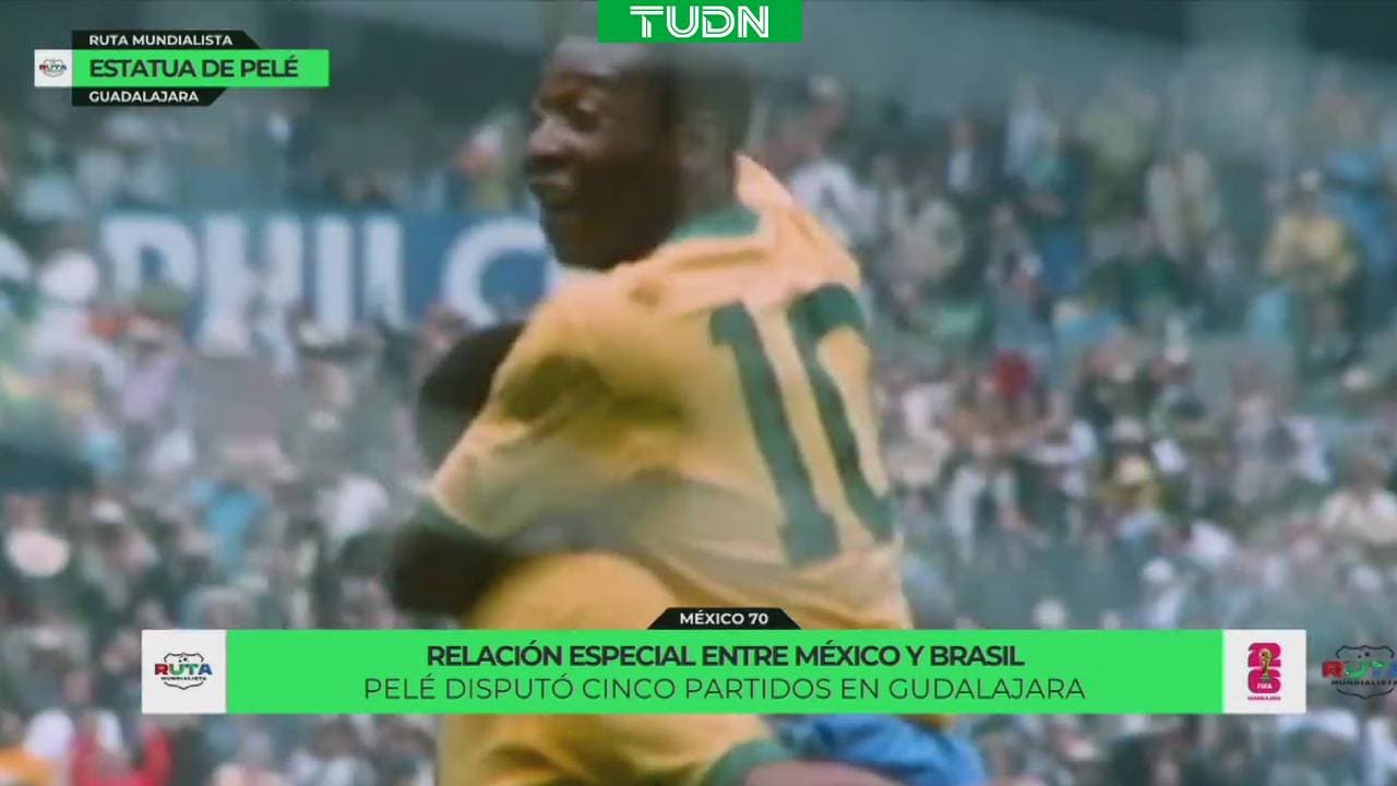 Pelé tendrá una estatua monumental afuera del estadio Jalisco