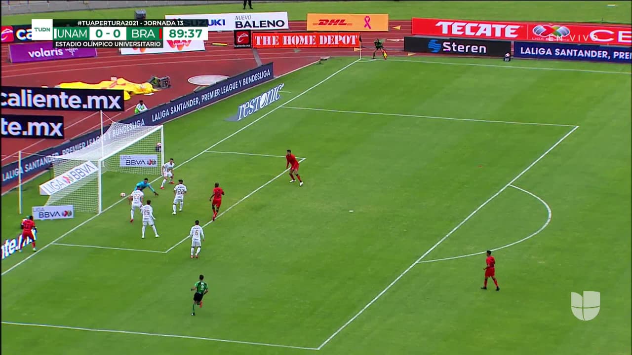 ¡TIRO ATAJADO! disparo por Pedro Raúl.