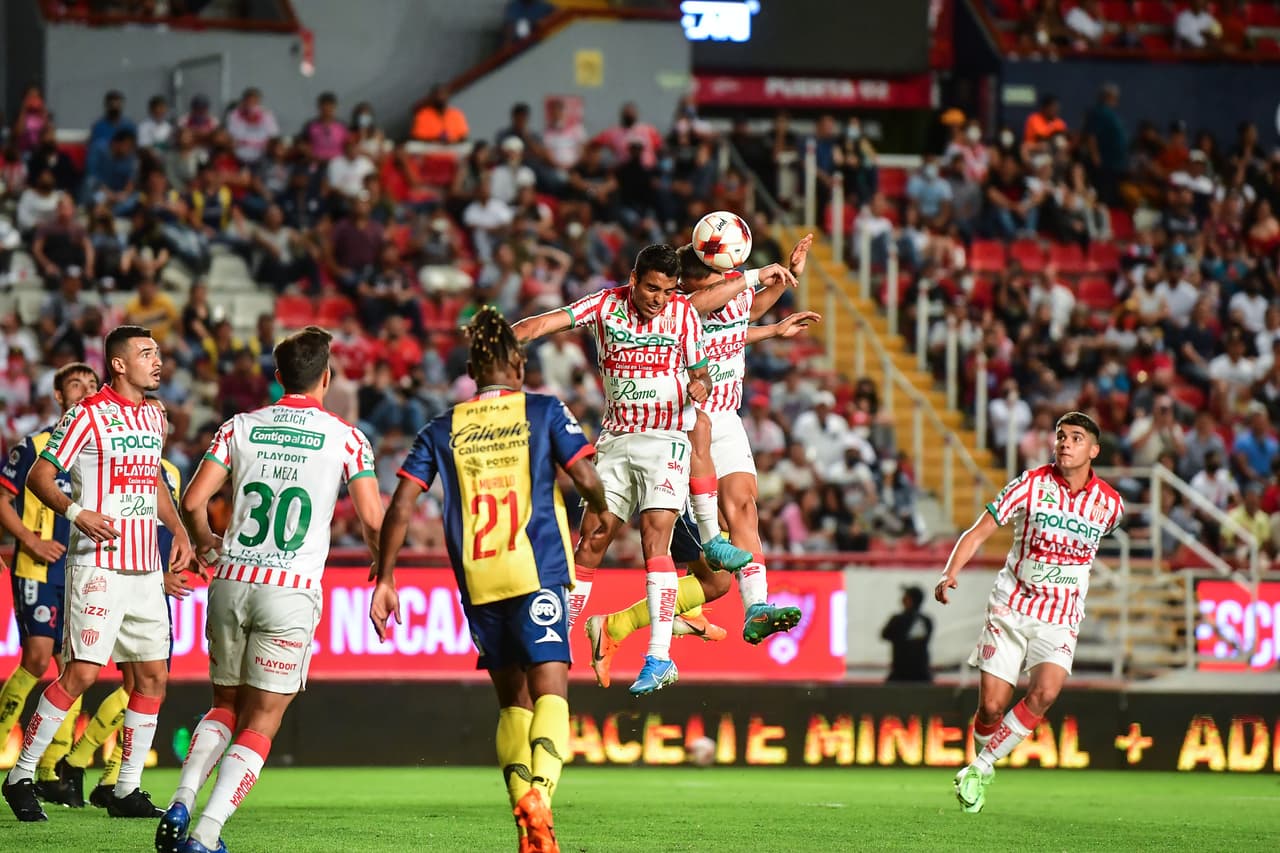 Necaxa derrotó al Atlético San Luis en la Jornada 14 y le rompió su racha ganadora de tres partidos para meterse a zona de reclasificación de la Liguilla.