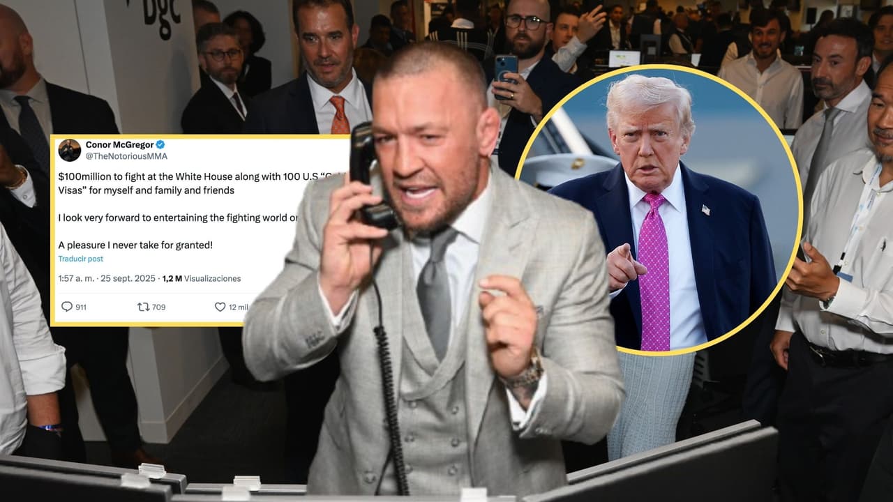 McGregor pide 100 millones y visas doradas para pelear en la Casa Blanca 