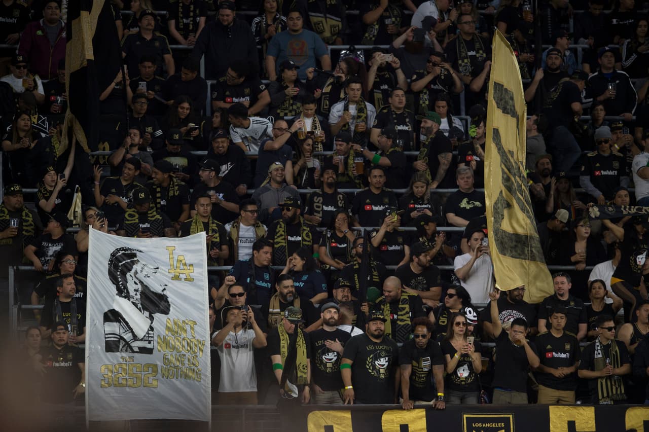 El masivo apoyo a LAFC se hizo presente en el Banc of California Stadium de Los Ángeles.