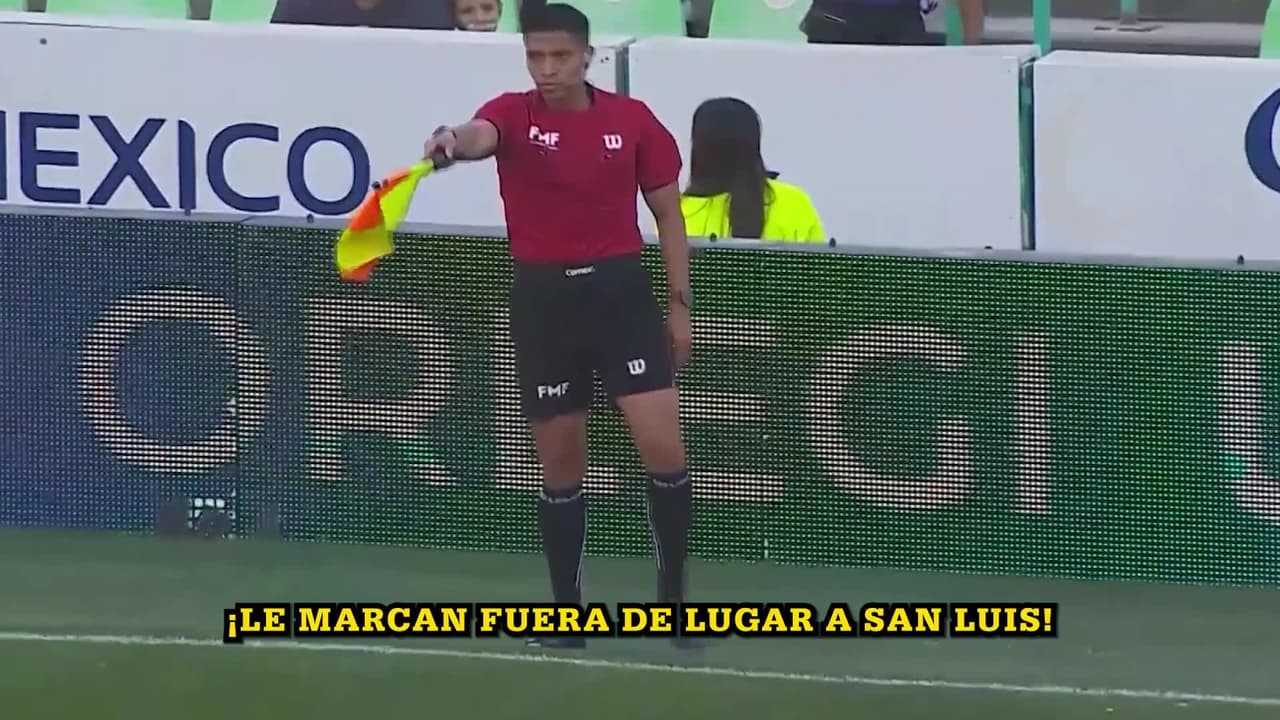 ¡FUERA DE LUGAR! Se queda con las ganas el Atlético de San Luis