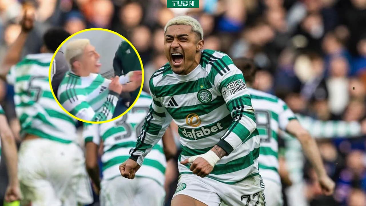 Julián Araujo se engancha con fan tras el pleito en el Rangers vs. Celtic