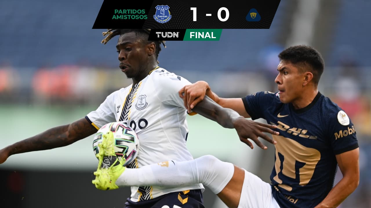 Con gol de Moise Kean, Pumas pierde ante Everton en amistoso