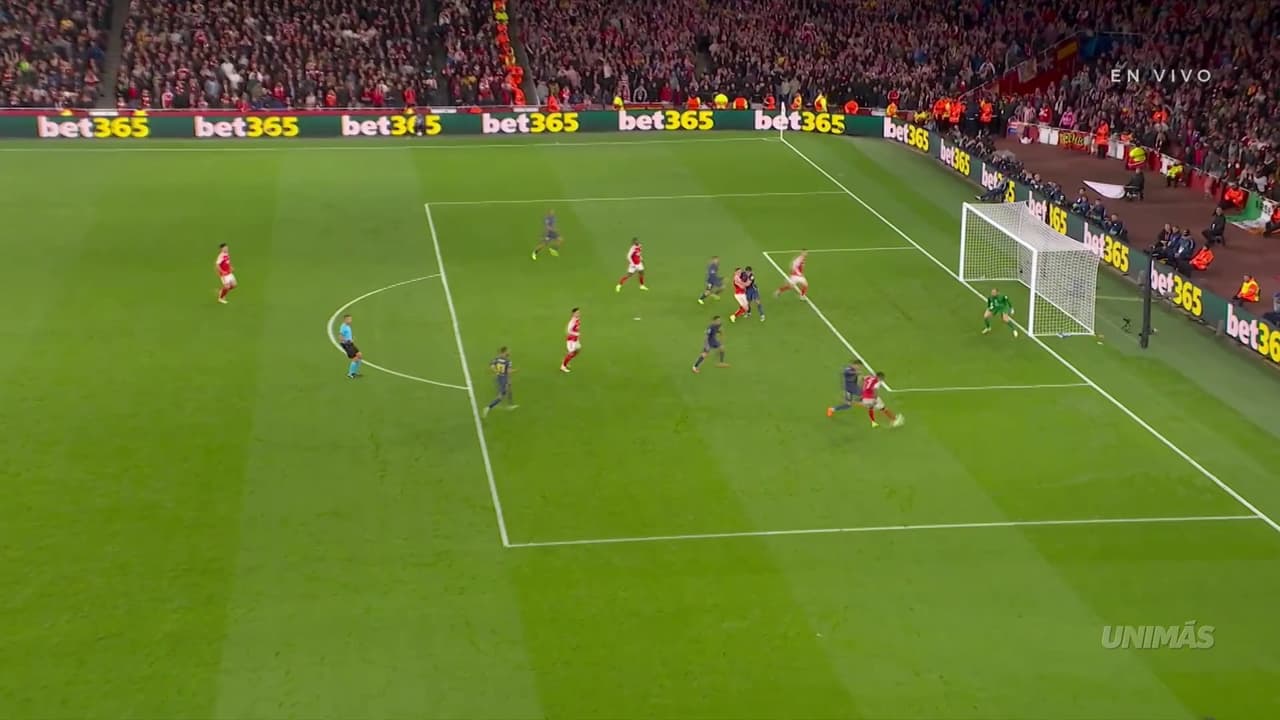 ¡No lo cante, no lo grite, no se abrace! El gol del Arsenal no sube al marcador