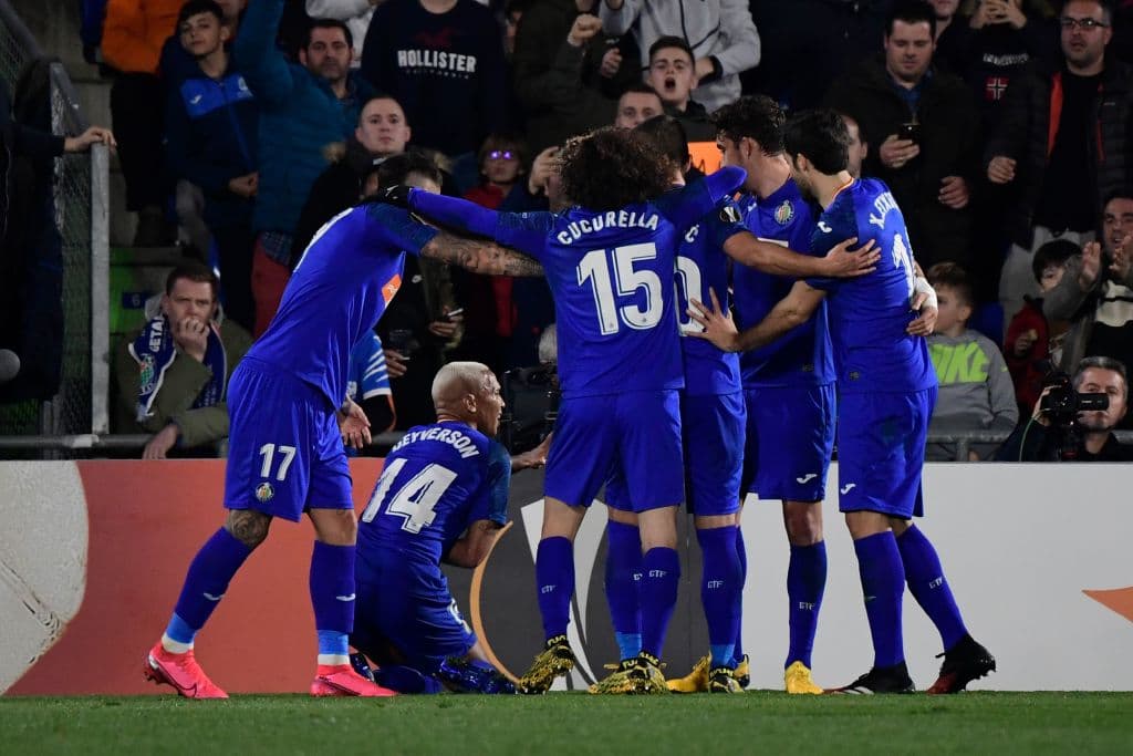 Getafe se impone al Ajax uno por cero en esta ronda de dieciseis de la UEFA Europa League.