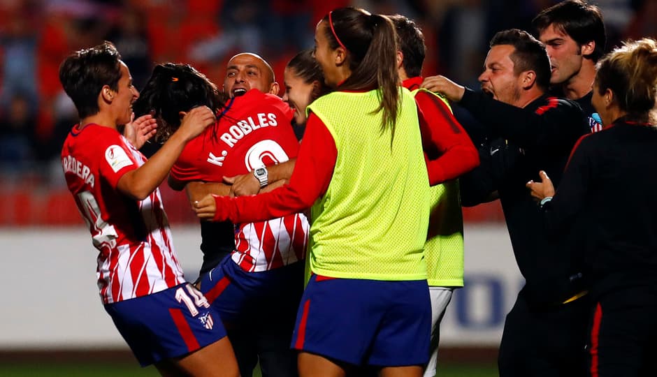 <b>Atlético de Madrid [1]-1 Barcelona: </b>Kenti Robles se reportó con el único gol de las 'colchoneras' en este partido. Los dos equipos lideran la Liga con 19 puntos y la mexicana logró su segunda anotación de la temporada.